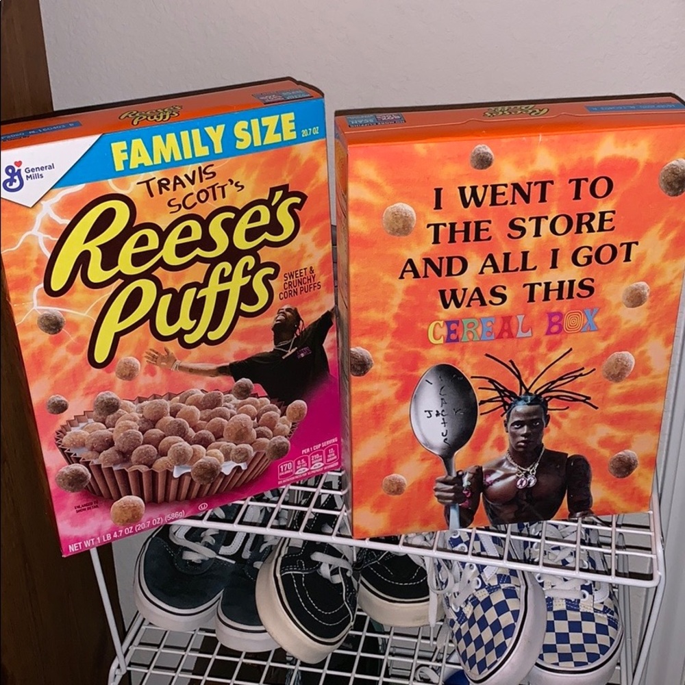 Travis Scott astroworld cereal box